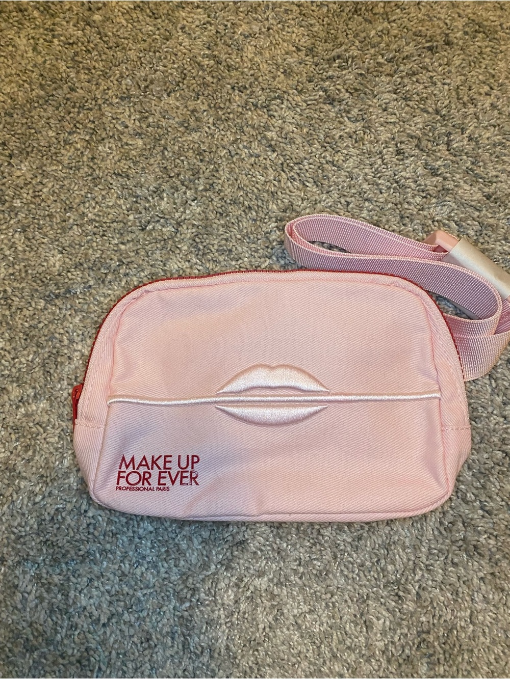 Make Up For Ever Pink Lip Detail Belt Bag